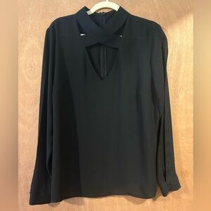 Bold elements long sleeved black shirt